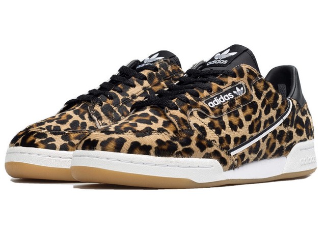 adidas continental 80 leopard