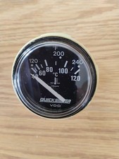 Mercury Vdo Quicksilver Blue Line Coolant Water Temp Gauge N-02-320-225 Mercury Vdo Quicksilver Blue Line Coolant Water Temp Gauge N-02-320-225