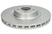Bremsscheiben Vorne Links Gelocht/Innenbel. BelüFtet FüR Mercedes Slk R172 Slc