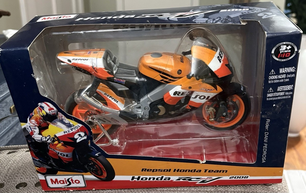Maisto 1:18 2008 Honda RC212V Repsol MotoGP Diecast Motorcycle