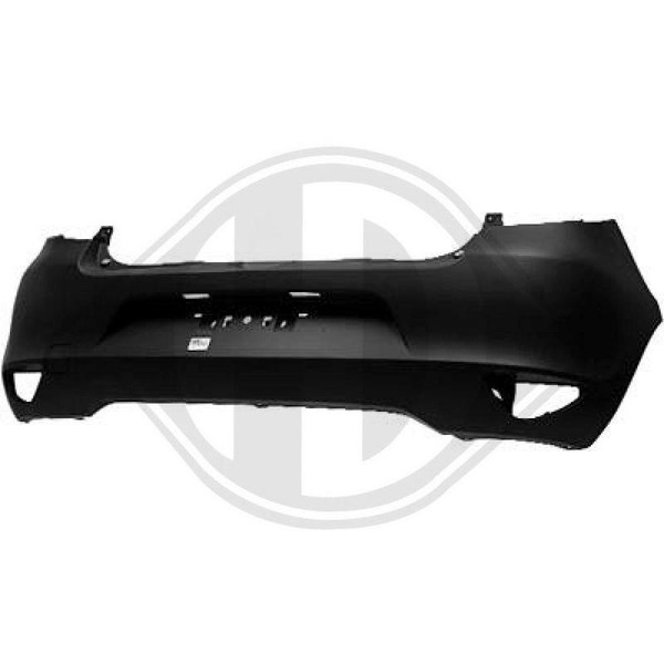 StoßFäNger Diederichs 4415055 FüR Renault Hinten FüR Fahrzeuge Ohne Einparkhilfe-image