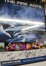 POSTER MUSIC The Fire Ants Autographed Band Concert Skie Bender Jacobs