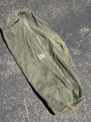 Academy Broadway OD Green Canvas Bag Storage Holder Carry Travel Sack Camping