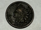 1864 bronze INDIAN HEAD Cent. Civil War era. VG-F, some surface roughness. #m35