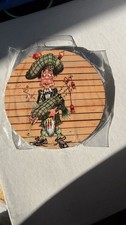 Untersetzer - Holz - Pfeifenband Figuren