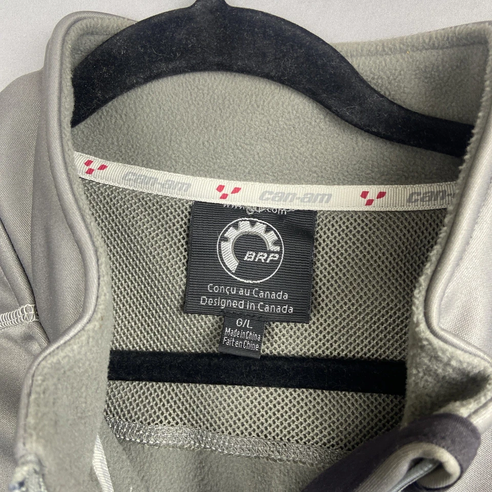 Can-am Spyder Jacket Men’s Large Technical Riding Biker Soft shell Gray - Image 2 of 4