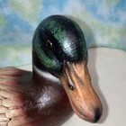 Duck Shaped Ceramic Planter Brown Green Animal Print Decorative — photo 2