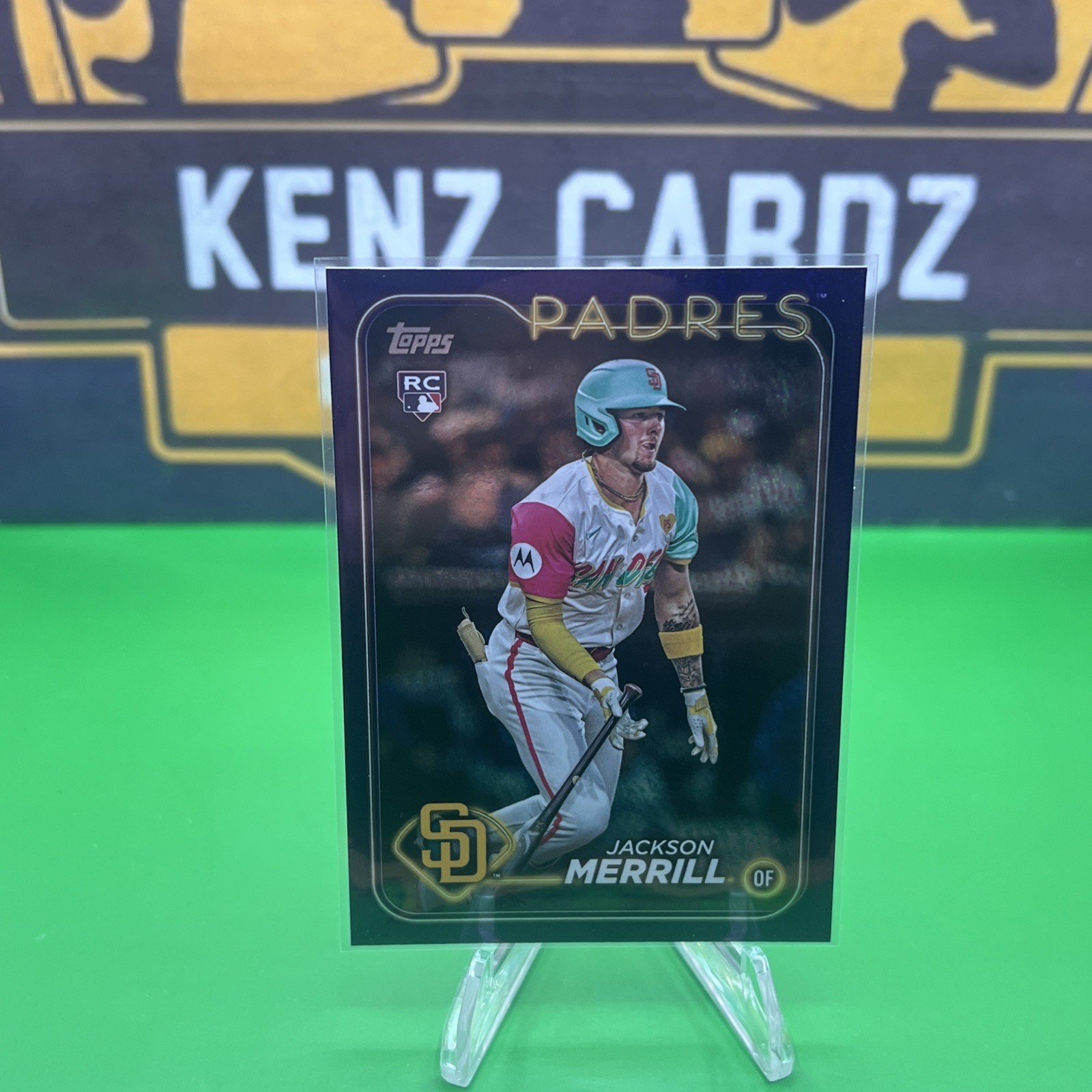 2024 Topps Update Series -Jackson Merrill #US210 Purple Holo Foilboard /799 (RC)