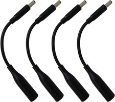 4Pcs DC Power Charger Converter Adapter Cable 7.4Mm to 4.5Mm for Dell Laptop Pow