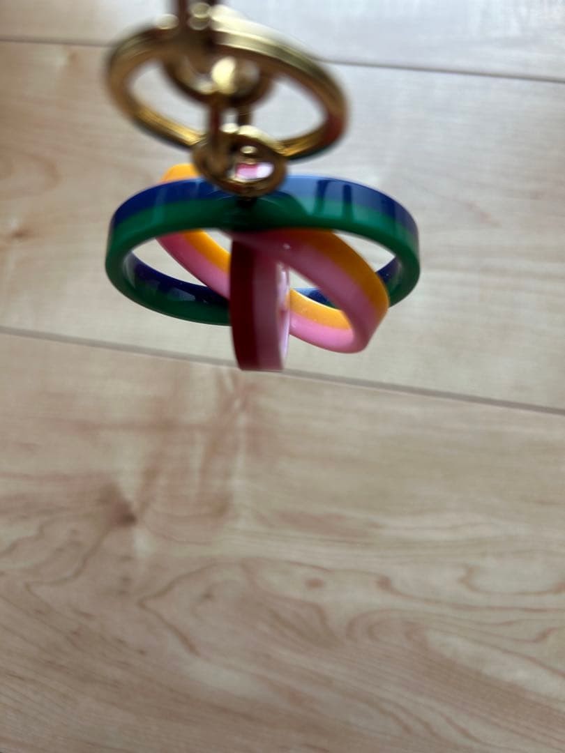 GUCCI Interlocking G Rotating Key Ring Multi-Colo… - image 7