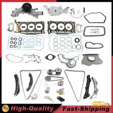 For 11-15 Chrysler Dodge Jeep 3.6L V6 200 300 Timing Chain Pump & Head Gaskets