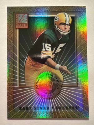 2000 Donruss Gold Passing The Torch Bart Starr # d 327/1500 Packers #PT-7
