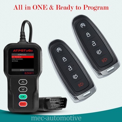 2 Remote Smart Key Fob + Programmer For 2013 -2019 Ford Taurus Flex Lincoln MKT