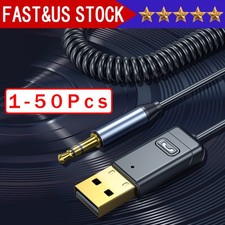 Wireless USB Bluetooth 5.0 Audio Transmitter Receiver AUX Adapter For TV Car Lot