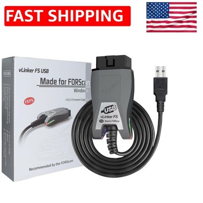 All-in-One VGATE FS USB FORScan Adapter - Comprehensive Vehicle Diagnostics