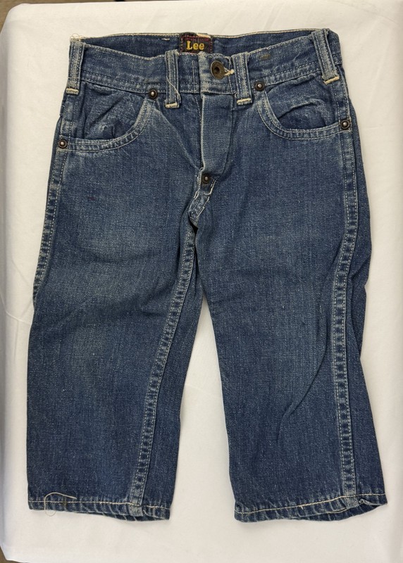 Vtg 40s Lee Riders Jeans Crotch Rivet Button Fly Sanforized Union Made Toddler