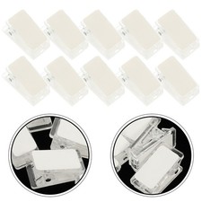 30 Pcs Small Clips Transparent Self Adhesive Wall Clips for Photos