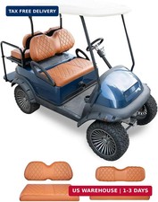 4PCS Golf Cart Seat Covers Kit, Front and Rear Seat Covers Fits Club Car