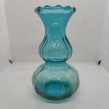 Blaue Hyazinthen Vase Art Deco