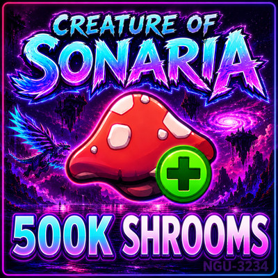 [ ] Creature of Sonaria | 500K Shroom | COS | Fast & Easy [ ]