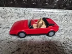 Vintage 1987 Playmobil 3708 Red Sports Car