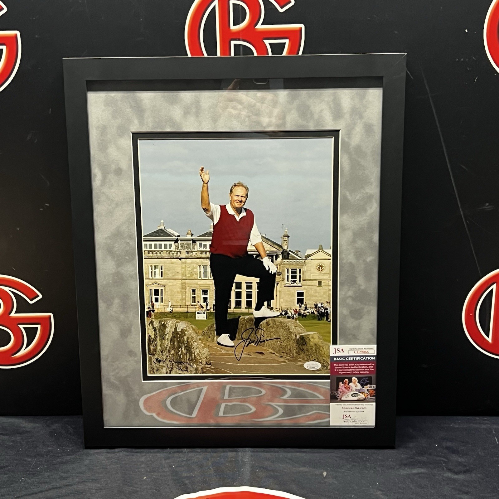 Jack Nicklaus Autographed Signed 11x14 Photo MASTERS PGA Champ JSA Framed Golf 