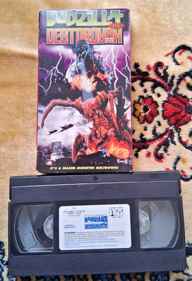 Godzilla vs. Destroyah VHS Movie Used Good