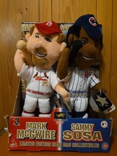 1998 MLB Mark McGwire  Sammy Sosa Limited Edition Bean Bag Collectibles New