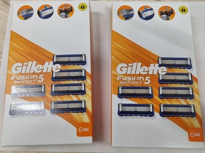 Gillette Fusion 5 Sport Rasierklingen -  2× 6 Stück Neu !!!