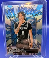 2024-25 Panini Donruss Optic STEPHON CASTLE RC #16 My House Holo Spurs