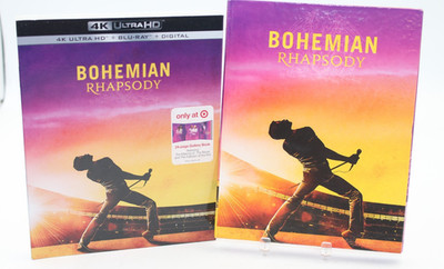 Bohemian Rhapsody (4K Ultra HD + Blu-ray) w/ Slipcover - Queen Biopic