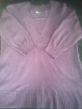 AB Studio Women's Sz.Lg Plum Purple Sweater 