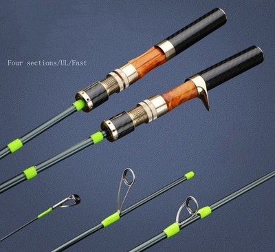 Fishing Rod Spinning Casting Rods Lure Carbon Fiber Ultra Light Fast Action Pole