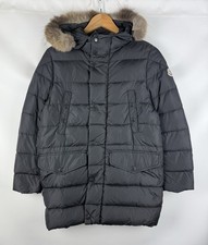 Moncler Junior Montliard Giubbotto Down Parka Jacket Hooded Fur Size 12 Y 152 Cm