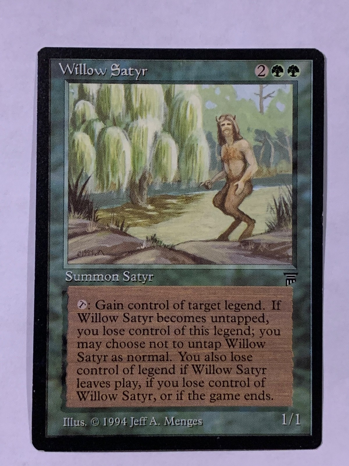 MTG Willow Satyr Legends English Rare "Hot"