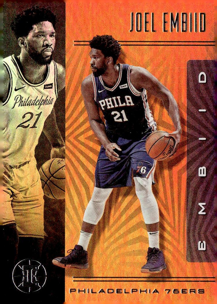 2019-20 Panini Illusions #63 Joel Embiid Orange