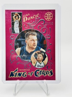 2021-22 Panini Illusions King of Cards Luka Doncic #11 Pink /25 SSP   