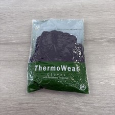    Nikken ThermoWear Gloves With Far-Infrared Tech 1858 Black Size Medium M   
