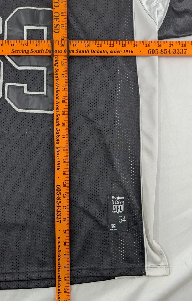 Camiseta Reebok Jared Allen Minnesota Viking On Field #69 preta costurada 54 2XL - Imagem 4 de 4