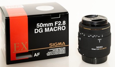 Sigma 50mm f2.8 Macro DG Macro AF für Canon EF