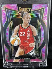 2025 Panini Select WNBA A'Ja Wilson Concourse #56 Pink Camo /175 Aces 🌟 