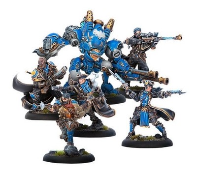 Steamforged Games Warmachine: Cygnar Hellslingers Command Cadre