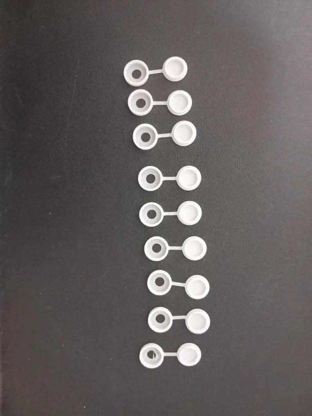 9x Tapones Tornillo Matrícula PETG 3D Blanco Negro Coche Moto Embellecedor ENVÍO - Imagen 1 de 2