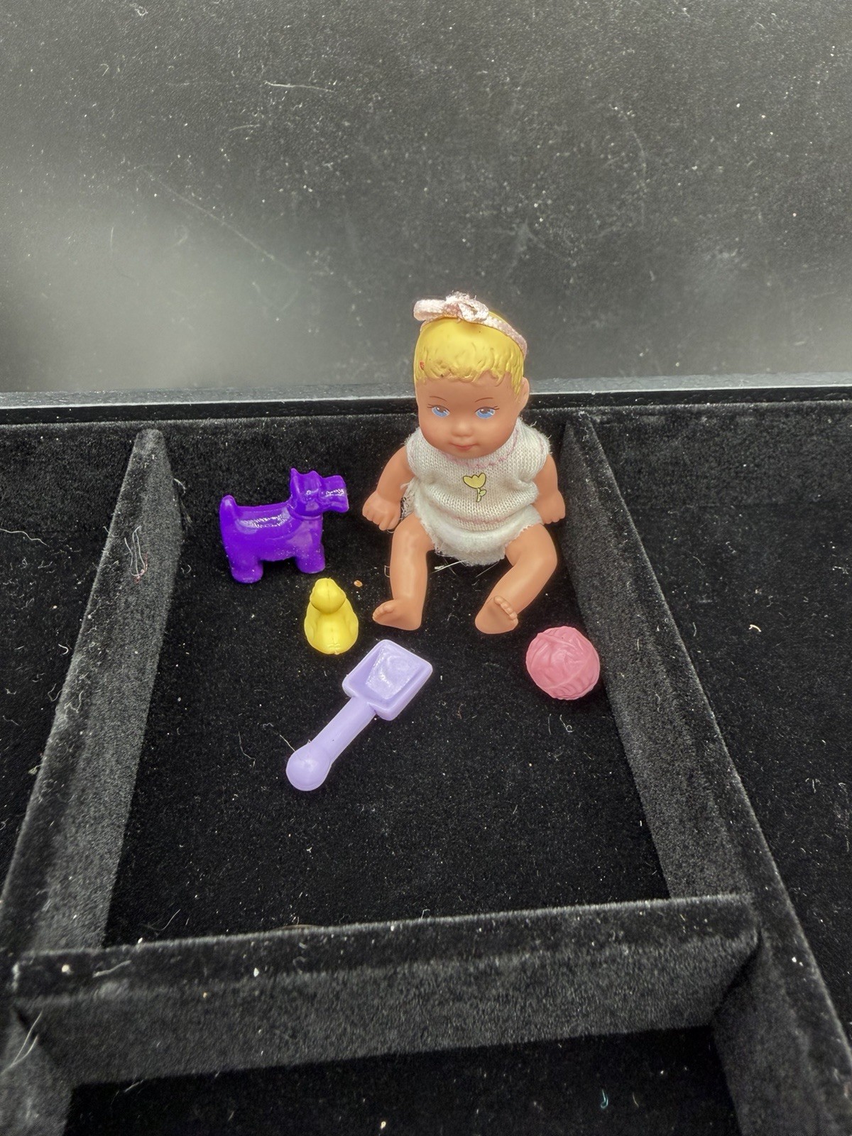 VTG Baby Krissy Sister Of Barbie From 1990's-2000's With Accessories 