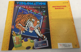 COMPLETE Videomation NINTENDO NES Manual BOX CIB Animation DRAWING Paint TESTED