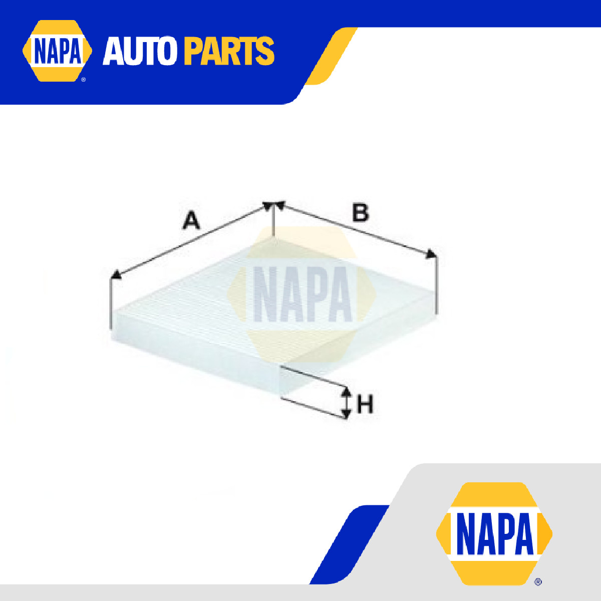 Pollen / Cabin Filter NFC4238 NAPA 2Q0819644 Genuine Top Quality Guaranteed New
