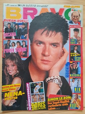 BRAVO Nr.37 vom 5.9.1985 Boris Becker, Arcadia, Nena, Wham, Otto.. - TOP Z0-1