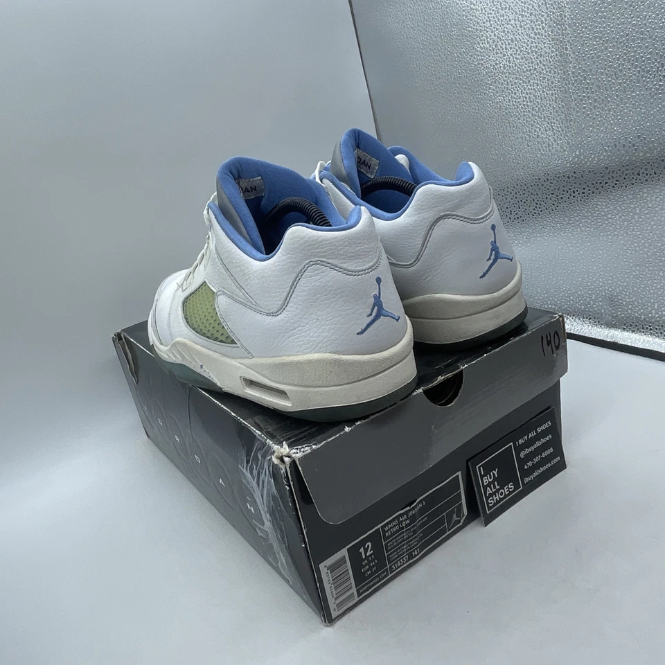 Talla 12W - Air Jordan 5 Retro Bajo UNC (314337-141) Foto 4 de 4