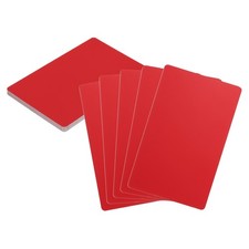 10Pcs, Metal Business Cards Blanks 3.4x2.1x0.02 Inch Laser Engraving Red