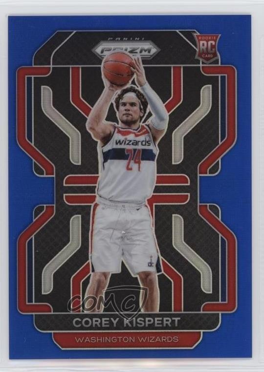 2021-22 Panini Prizm Blue Prizm 23/199 Corey Kispert #275 6k2